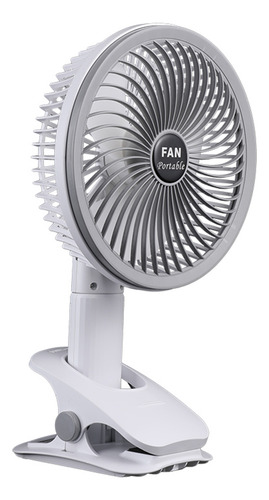 Ventilador Portátil De 4 Pulgadas: Con Clip, De Escritorio,