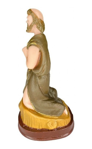 Escultura São Cipriano 12,50 Cm Em Resina