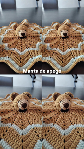 Kit Nacimiento Osito Completo A Crochet