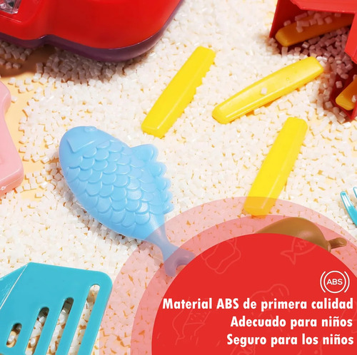 29 Piezas Juguetes De Cocina Para Ninos Utensilios Cocina Comida Color Rojo
