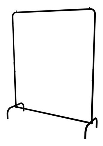 Imagem 1 de 1 de Arara De Roupas 100 Cm 1 Nivel Com Rodizio