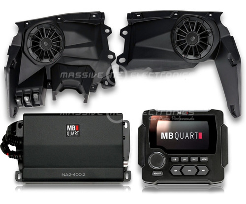 Equipo De Audio Maverick X3 Utv Mb Quart Mbqx-stg2-rad-1