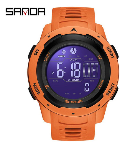 Relojes Digitales Simples Con Cronógrafo Led Sanda Para Homb