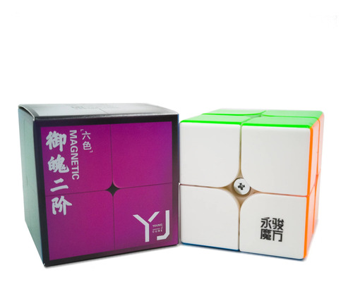 Cubo Rubik Yupo V2 M 2x2 Magnético Moyu Yj Profesional Speed