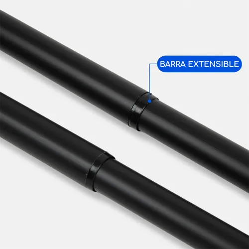 Barras De Cortina Extensibles Metálicas 120-210 Cm Guiza