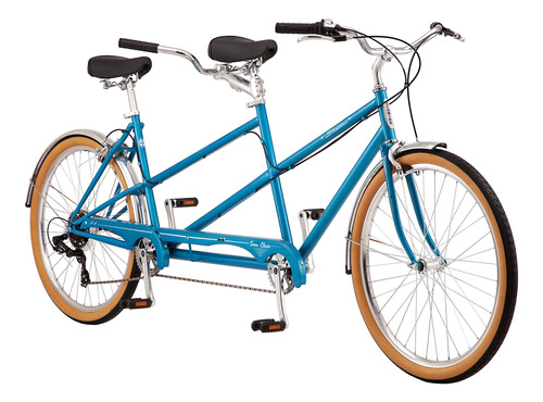 Schwinn Twinn Classic Tandem - Bicicleta Tándem Estilo Cru.