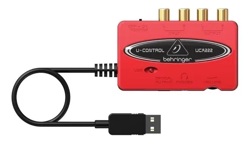 comprar Behringer Uca222 Interfaz Audio Usb 2 Entradas 2 Salidas
