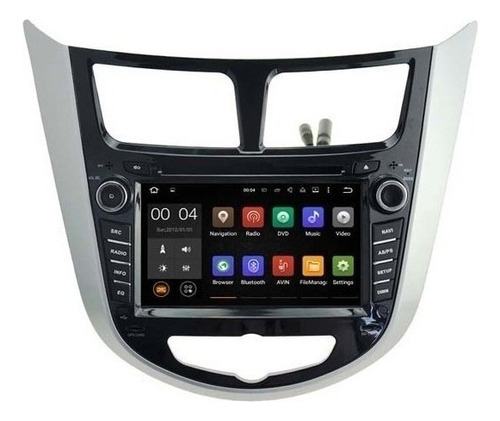 Hyundai Attitude 2012-2014 Dvd Gps Wifi Android 9.0 Estereo