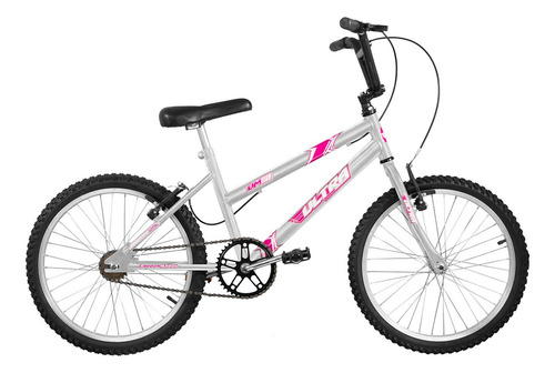 Bicicleta De Passeio Aro 20 Ultra Bikes Feminina Chrome Line Cor Cromado