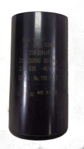 Capacitor De Partida 270/324-220/250v Tk Alum.