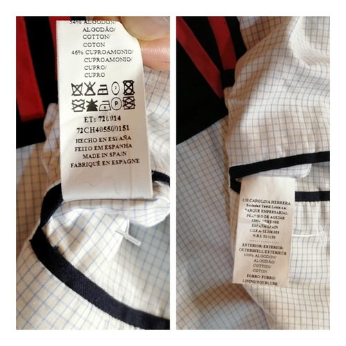 Carolina Herrera Blazer. 2020. Español. Sport. Azul. 46 R (Usado)