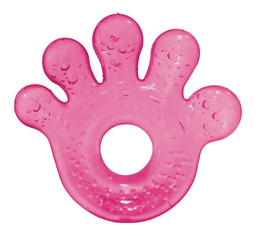 Mordedor De Agua Mãozinha Baby 7231 - Buba Cor Rosa