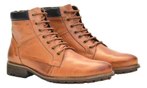 Borcego De Hombre Cuero Genuino - Lebka Ringo - Urbano