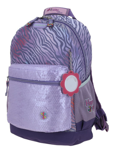 Mochila Grande Escolar Chenson Happy Girl Zed Hg66462-u
