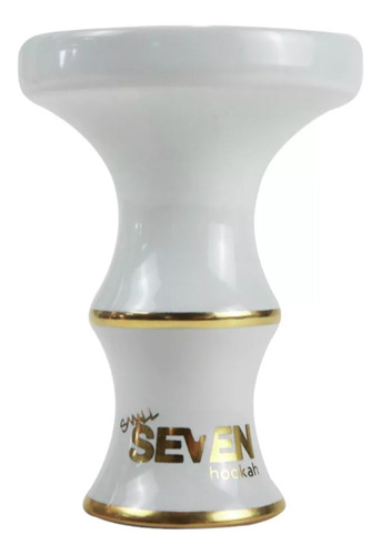 Rosh Cerâmica Queimador Seven Small Hookah - Branco