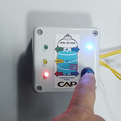 Medidor Nivel De Agua Tanque O Cisterna A 24vca Del Tablero 10 Metros