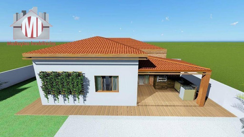 Imagem 5 de 24 de Lindo Projeto Em Construção, Com 3 Dormitórios, Piscina, Área Gourmet, Bem Localizada, À Venda, 950 M² Por R$ 360.000 - Zona Rural - Pinhalzinho/sp - Ch1004