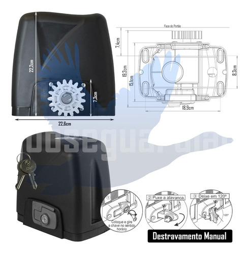 Motor Rossi Dz Atto Wifi Simply Connect 4m Crem 2 Control