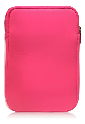 Funda Para Tablet De 7-8 Magenta Neopreno Con Cremallera