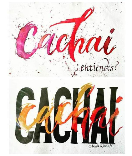 Lettering Palabras Chilenas