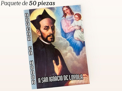 Novena - San Ignacio De Loyola Paquete 50 Piezas Libro