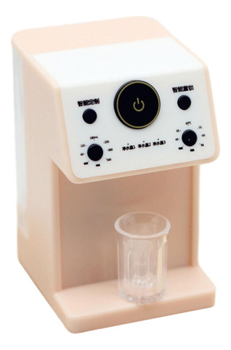 Mini Dispensador De Agua Para Casa De Muñecas, Modelo Rosa