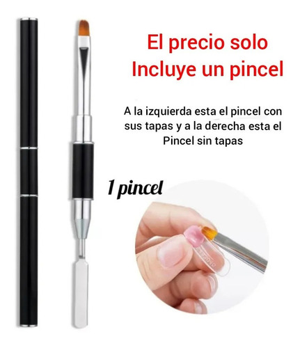 Pincel Para Polygel / Espátula / Tapas