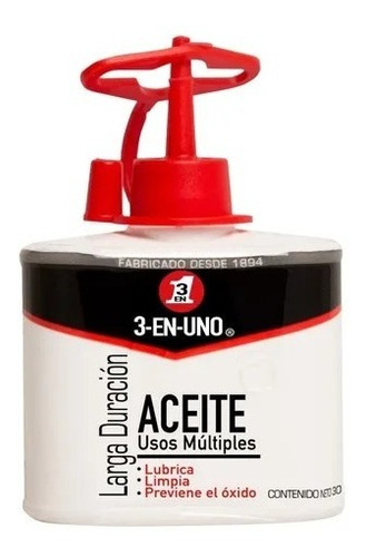 Aceite 3 En 1  Larga Duracion Uso Multiple