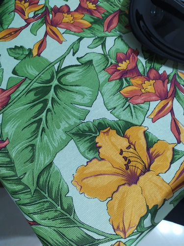 Imagem 4 de 5 de Toalha De Mesa Retangular 2,70 X 1,50 Floral Encantada