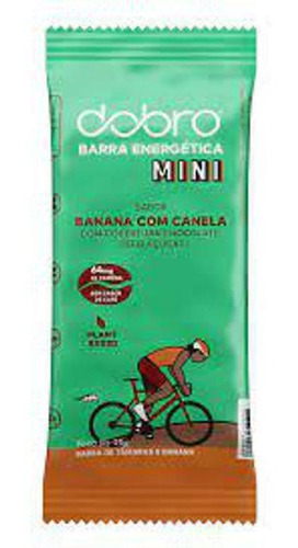 Barra Energética Banana Com Canela E Chocolate Dobro 25g