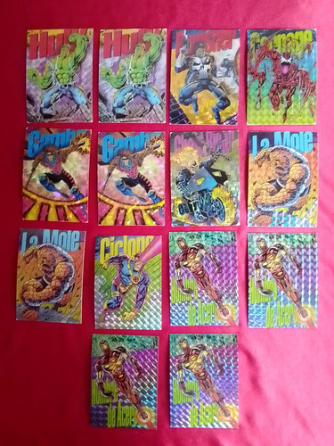 Lote De Pepsi Hologramas Marvel 1994 (Usado)