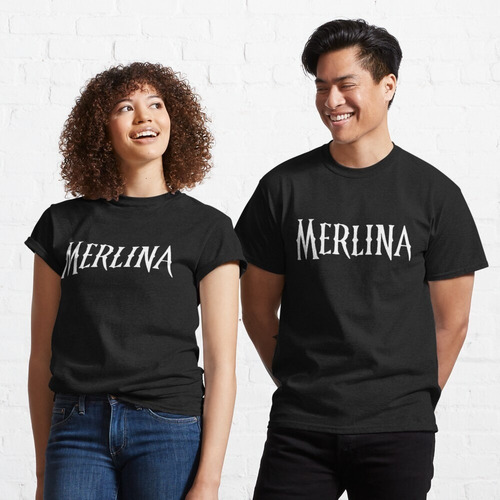 Remera De Merlina Addams / Wednesday En Todos Los Talles