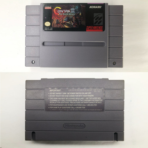 Contra Ill 3 The Alien Wars Snes Completo En Caja Retromx (Usado)