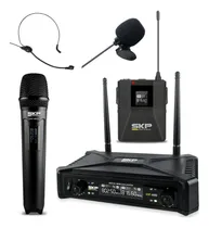 Comprar Micrófono Inalámbrico Skp Uhf-400d Set Mano Corbatero Vincha