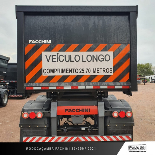 Rodotrem Caçamba Basculante Facchini 35+35m 2021 Rodocaçamba