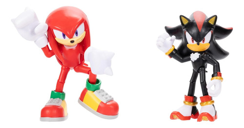 Sonic The Hedgehog 2 Figuras 4 Pulgadas Knuckles Shadow