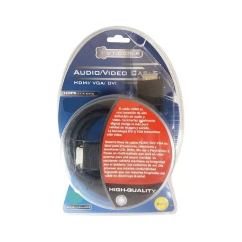 Cable 1,5 Mts Dvi 18+5 Macho A Vga Macho Audio/video E.austr