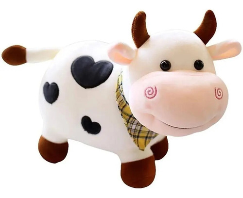 Peluche Kawaii Vaca Vaquita Suave Adorable 25cm