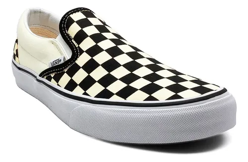 Tenis top vans cuadriculados