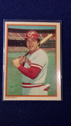 Tarjeta De Johnny Bench Hof 1989 N4 