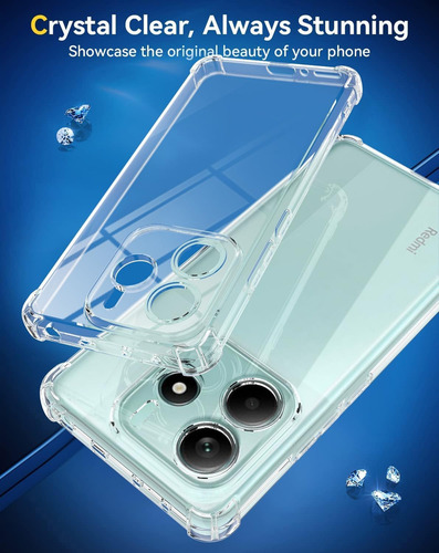 Funda Transparente Tpu Silicona Para Redmi Note 14 4g.