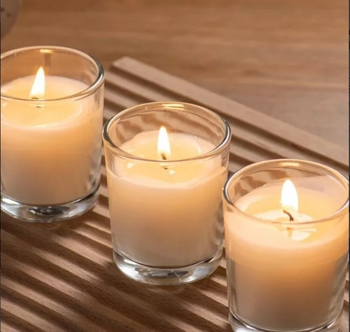 Vela Con Vaso Decorativa Bautizos, Primera Comunión, Bodas