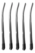 Comprar Kit X 5 Bombillas Aluminio Plateado Para Mate