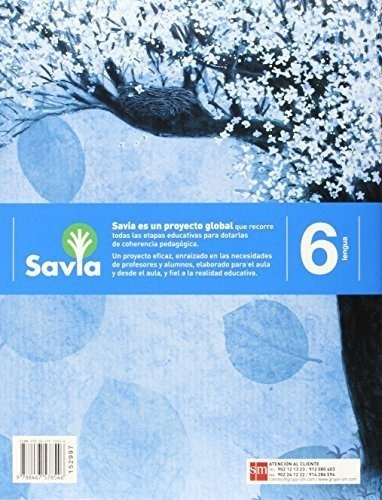 Cuaderno De Lengua. 6 Primaria, 1 Trimestre. Savia - 9788467