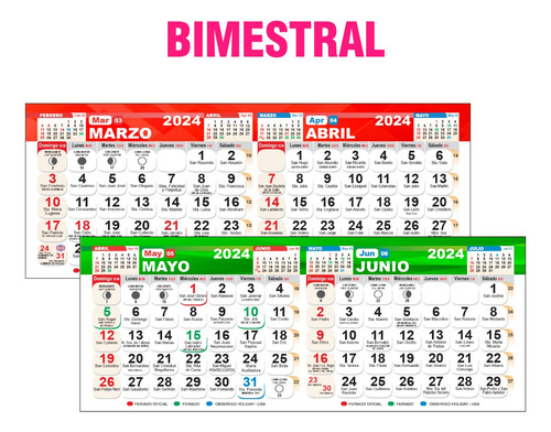 Santoral Calendario 2024 Plantilla Digital Editable