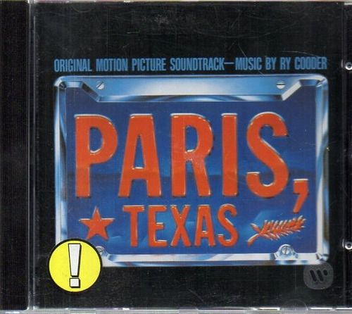 Paris Texas Soundrack - Cd Original Made In Germany 
