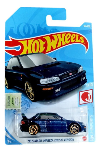 Hotwheels '98 Subaru Impreza 22b Sti-version Azul Marino