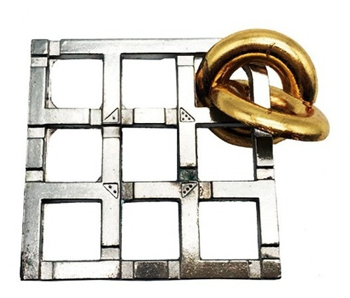 Rompecabezas Metal Anillos Laberinto Puzzle