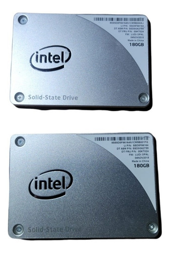 Para Partes / Lote 2 Ssd Intel Pro 2500 180gb