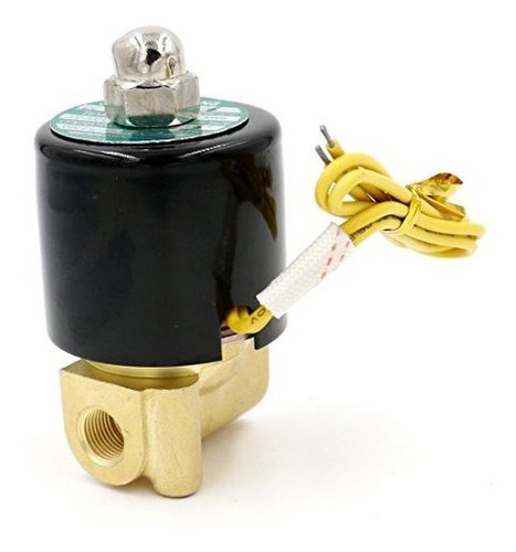 Baomain 1/válvula De Latón 8 inch Eléctrico Válvula Solenoid